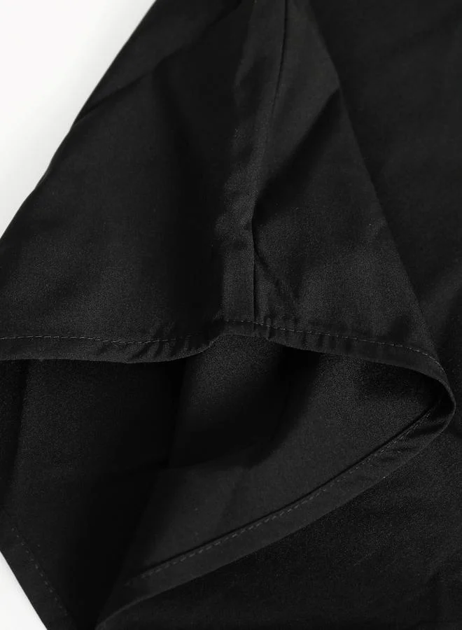 Take Two  Men Black Short Sleeve Utility Shirt for Men | Best Price UAE